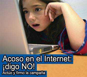 Firma la campaña en linéa contra el acoso en Internet