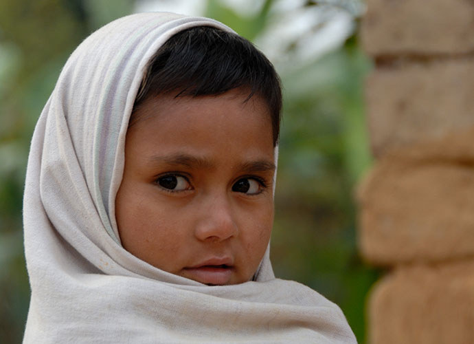 Enfant victime d'abus sexuel au Népal - © E. Pêtre - BICE