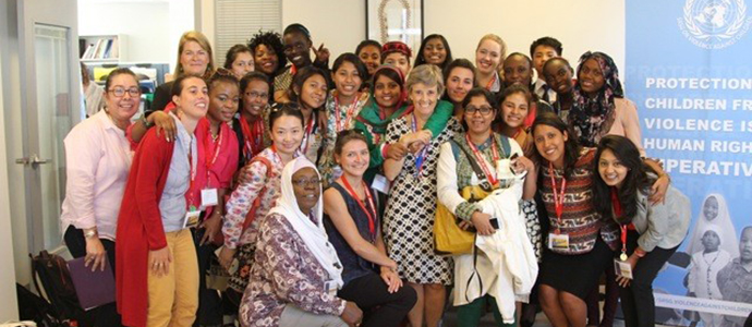 SRSG Santos Pais with Save the Children Delegates - ©S. Kaki - SRSG/VAC