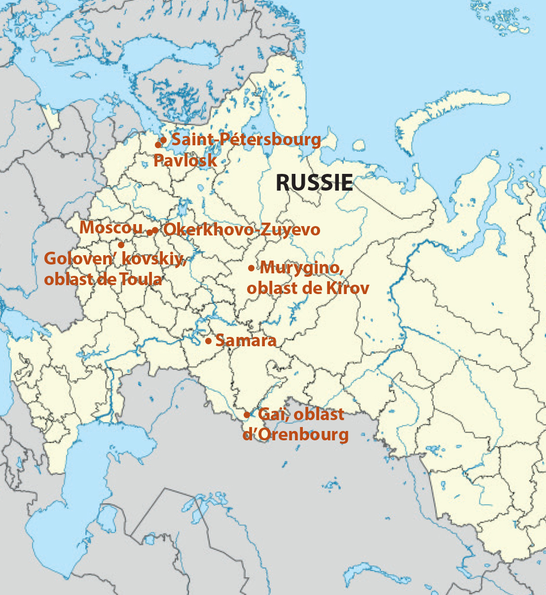 Carte Russie3 2 Bice Ong De Protection Des Droits De L Enfant