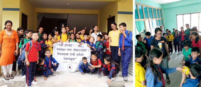 Népal accompagnement éducatif d'enfants vulnérables