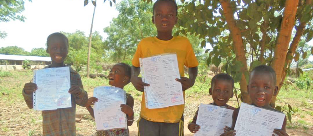 Enregistrement des naissances Togo