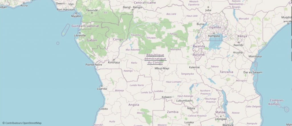 Carte RDC