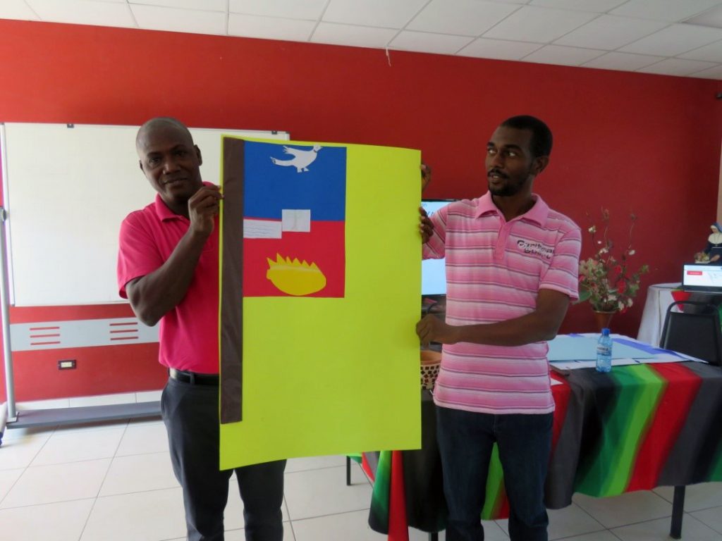 Haïti - atelier resilience drapeau