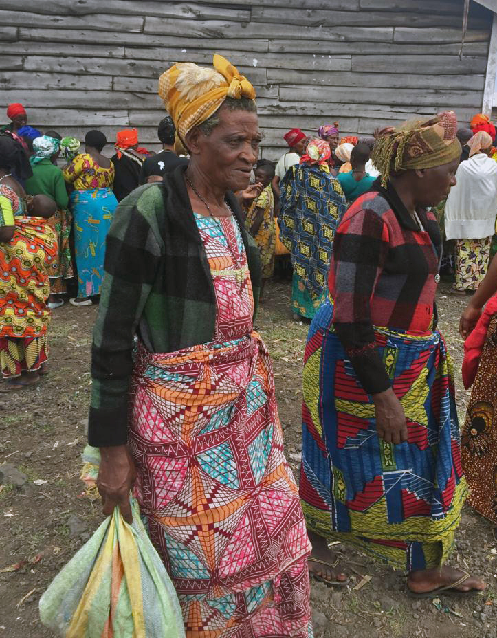 RDC femme déplacée accueillie