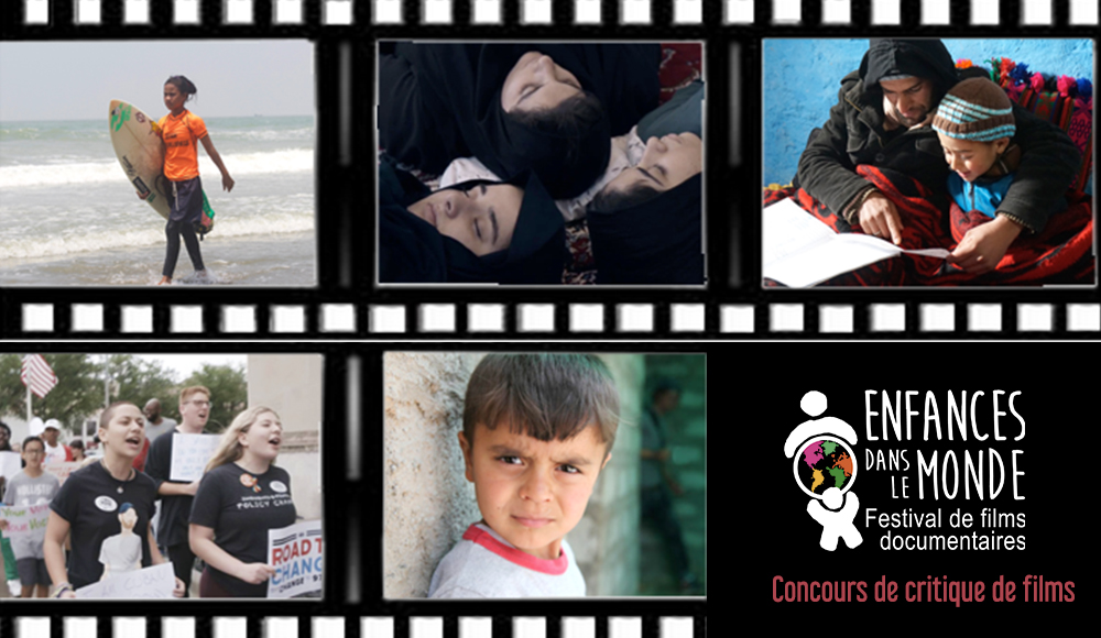 concours critique film 2021 festival enfances dans le monde
