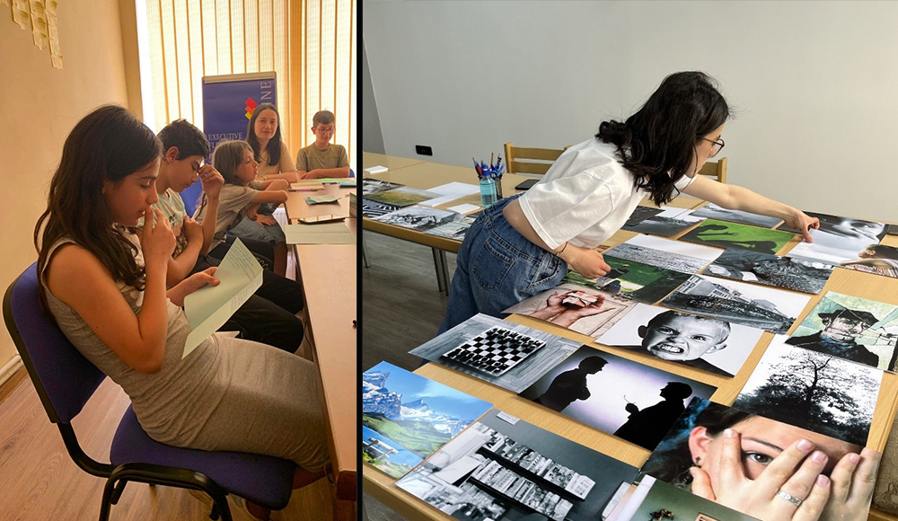 Ateliers de résilience menés avec des enfants et adolescents suite à la guerre dans le Haut-Karabakh fin 2020