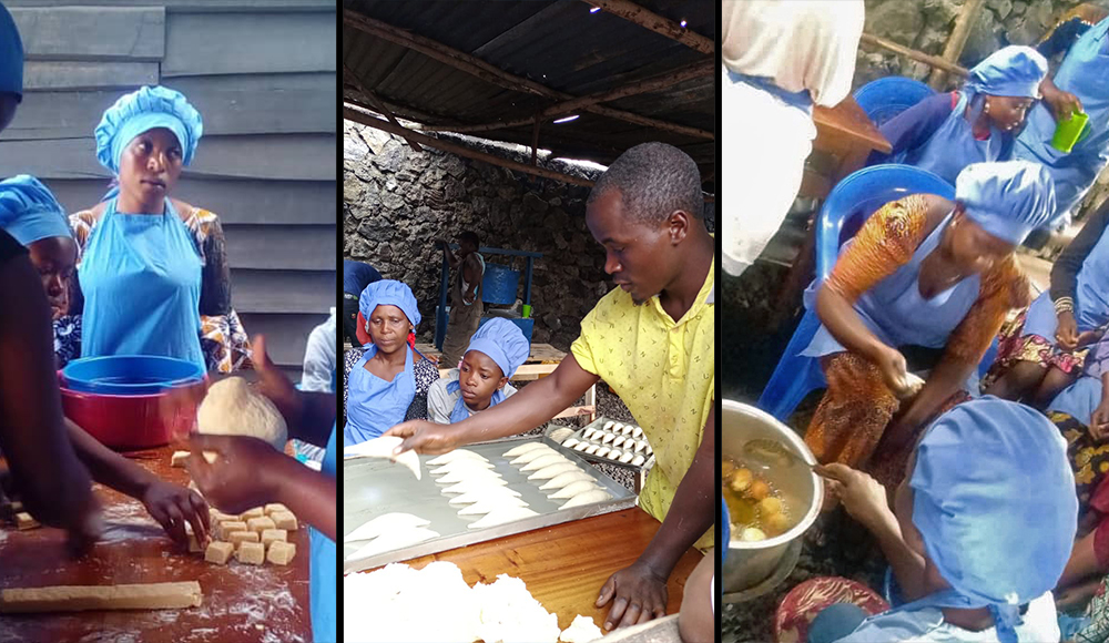 RDC activités génératrices de revenus à Goma - formation pâtisserie boulangerie