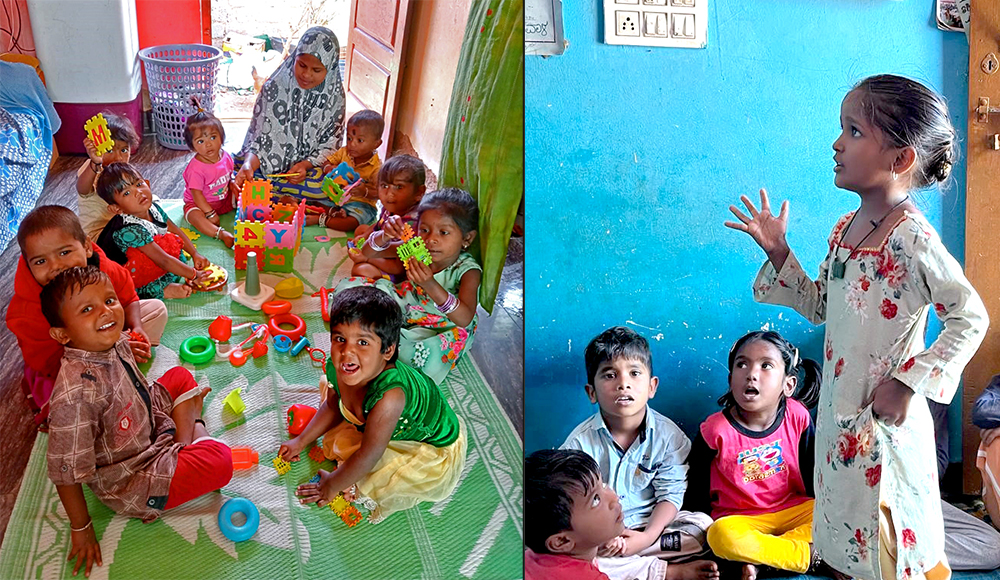 Inde Crèches communautaires petite enfance