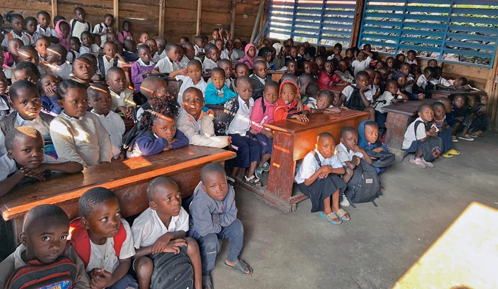 projet soutien à l'éducation des enfants déplacés à Goma en RDC