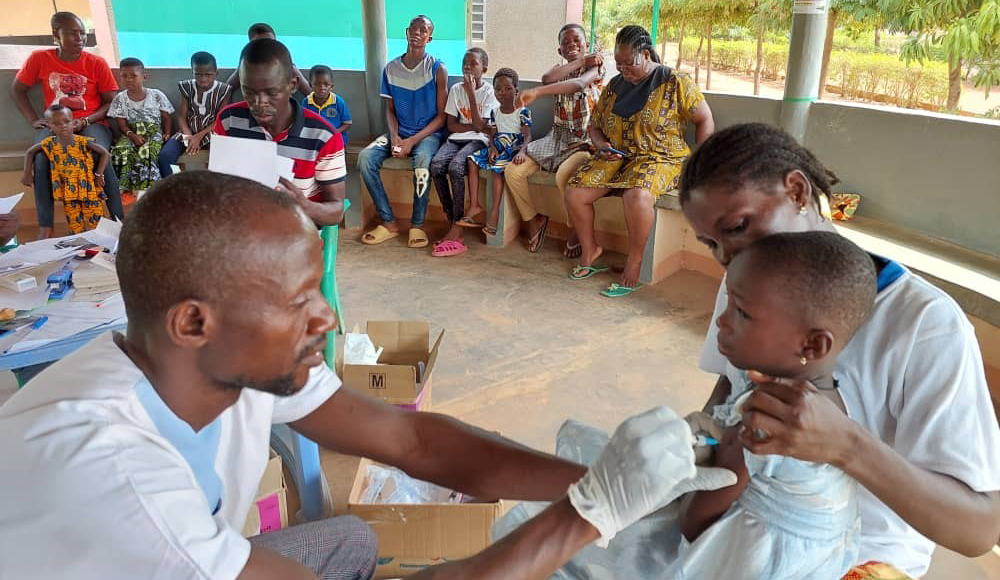 Campagne de vaccination contre l'hépatite B dans le nord du Togo