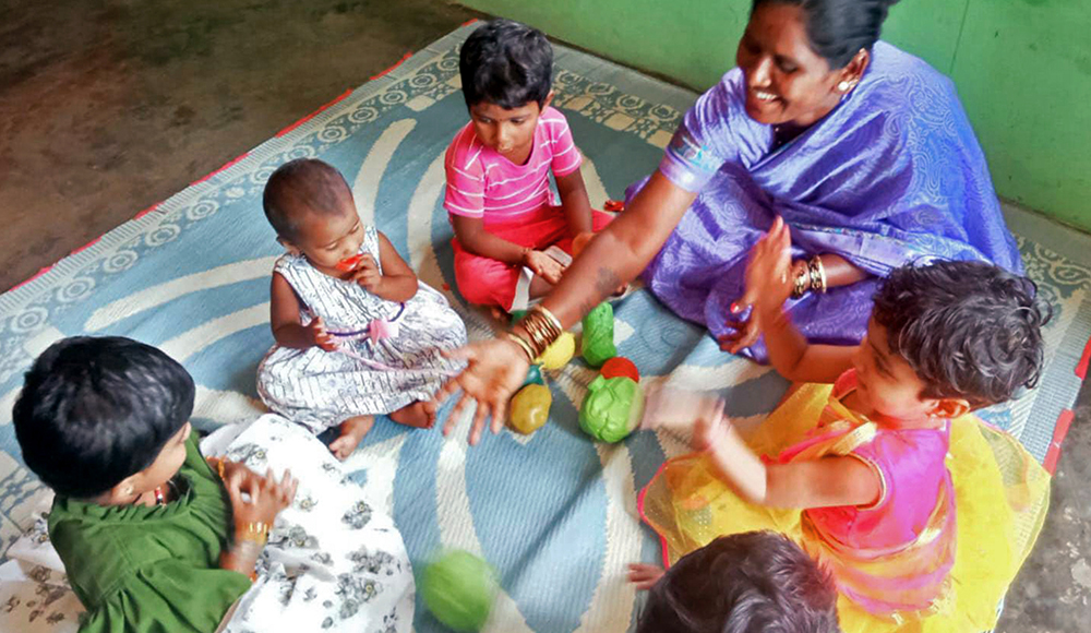 Inde : actions petite enfance du BICE et d'Aina trust