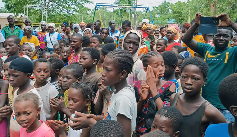 enfants réfugiés en Côte d'ivoire