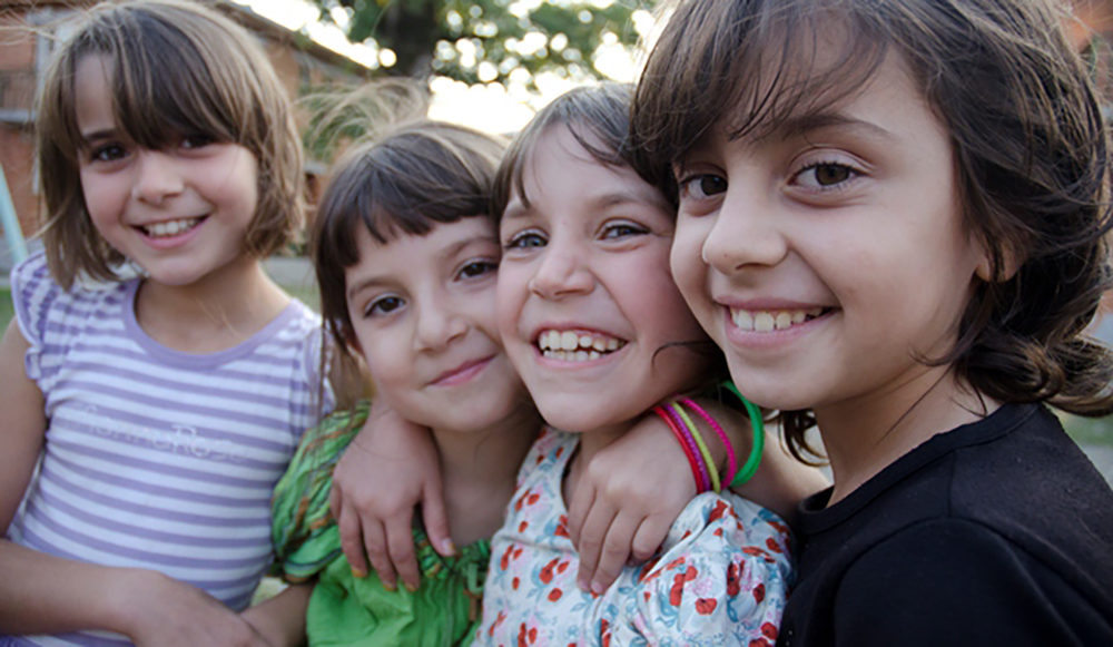 enfants souriants