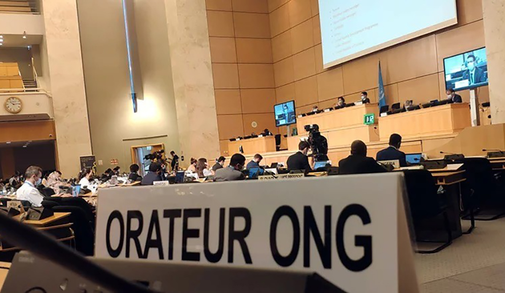 Grande salle des assemblées, salle 20, du conseil des droits de l'homme de l'ONU