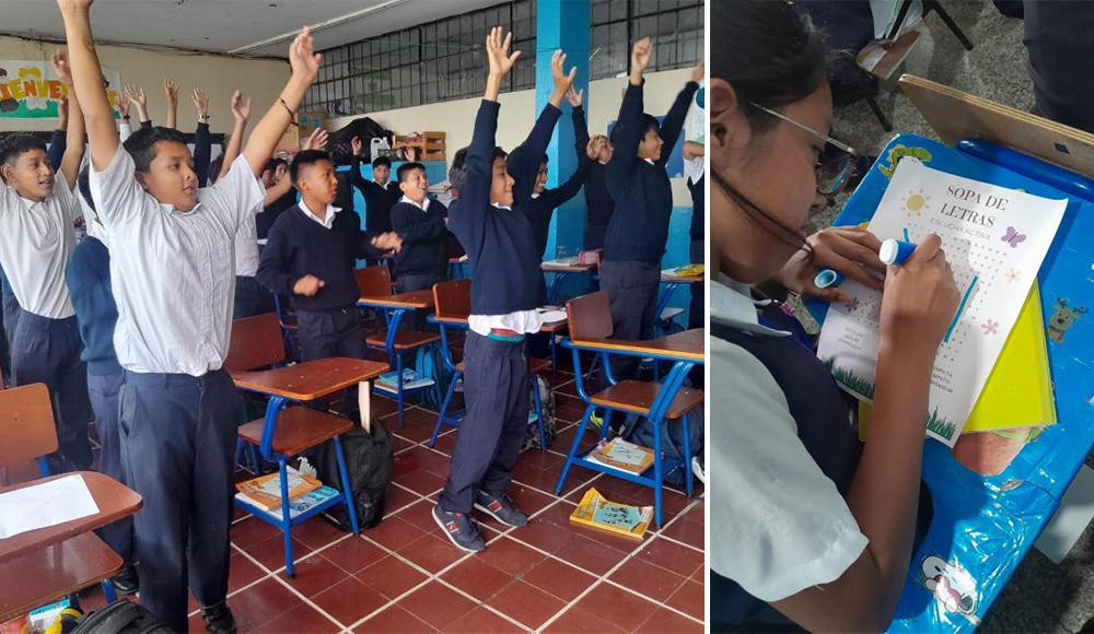 Ateliers « Bien-être : Parlons de santé mentale » proposés lors du précédent projet à des collégiens